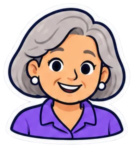 grandmother: abuela en inglés (dibujo)