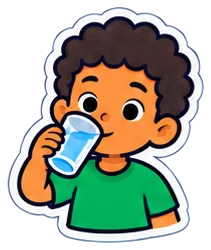 water: agua en inglés (dibujo)