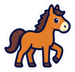 horse: caballo en inglés (dibujo)