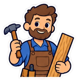 carpenter: carpintero, carpintera en inglés (dibujo)
