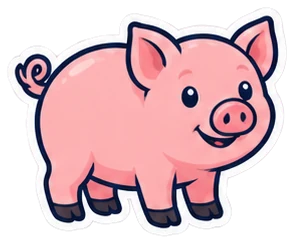 pig: cerdo en inglés (dibujo)