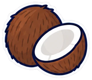 coconut: coco en inglés (dibujo)