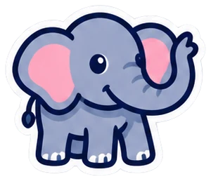 elephant: elefante en inglés (dibujo)