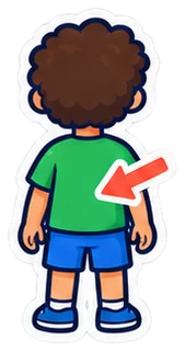 back: espalda en inglés (dibujo)