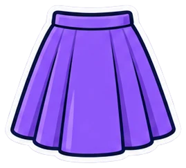 skirt: falda en inglés (dibujo)