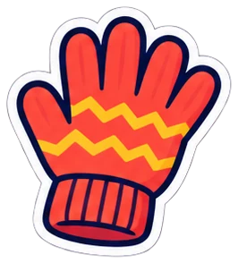 glove: guante en inglés (dibujo)