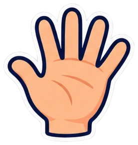 hand: mano en inglés (dibujo)