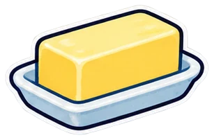 butter: mantequilla en inglés (dibujo)