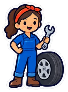 mechanic: mecánico, mecánica en inglés (dibujo)