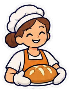 baker: panadero, panadera en inglés (dibujo)
