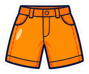 shorts: pantalón corto en inglés (dibujo)