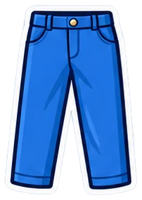 pants: pantalón en inglés (dibujo)