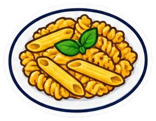 pasta: pasta en inglés (dibujo)