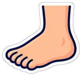 foot: pie en inglés (dibujo)