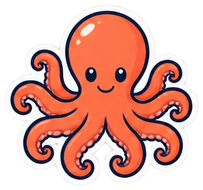 octopus: pulpo en inglés (dibujo)