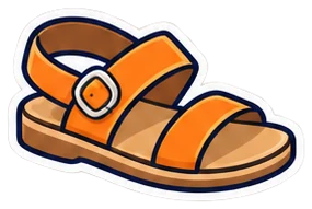 sandal: sandalia en inglés (dibujo)