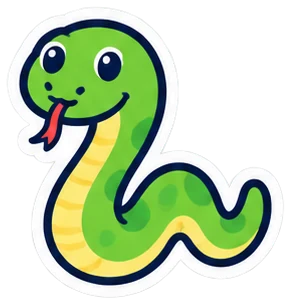 snake: serpiente en inglés (dibujo)
