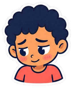 embarrassed: avergonzado, avergonzada en inglés (dibujo)