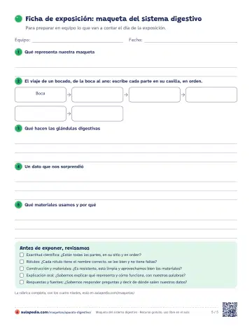 Hoja 5 del PDF: ficha de exposición