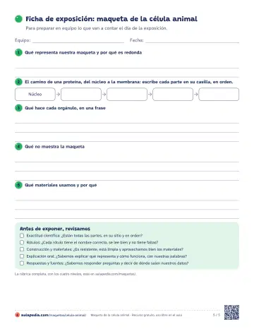 Hoja 5 del PDF: ficha de exposición