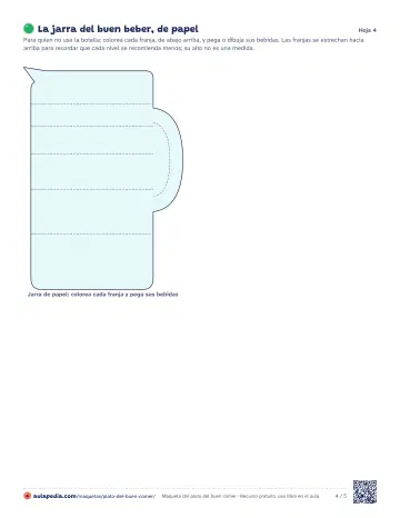 Hoja 4 del PDF: piezas para recortar