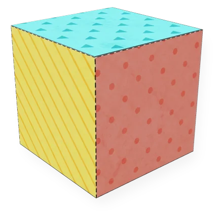 Cubo de papel ya armado