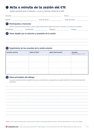 Vista previa de «Acta o minuta del CTE»