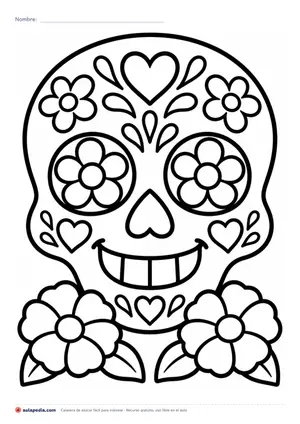 Vista previa de «Calavera de azúcar fácil»