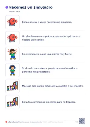 Vista previa de «El simulacro de incendio»