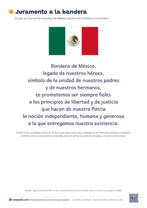 Vista previa de «Juramento a la bandera (cartel)»
