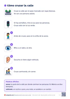 Vista previa de «Cómo cruzar la calle»