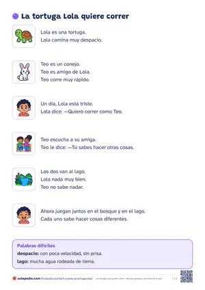 Vista previa de «Cuento: la tortuga Lola»