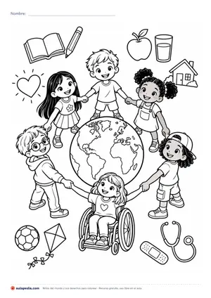 Vista previa de «Niños del mundo y sus derechos»