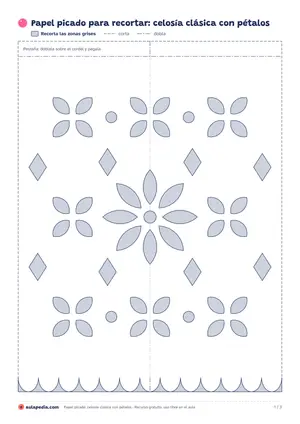 Vista previa de «Papel picado de celosía»