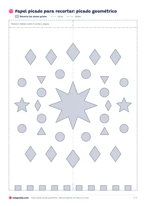 Vista previa de «Papel picado geométrico»