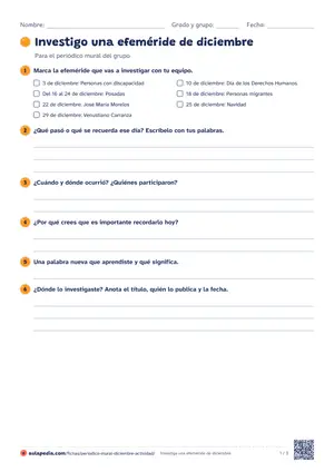 Vista previa de «Investiga una efeméride»