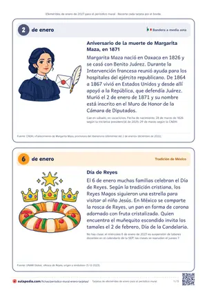Vista previa de «Tarjetas de efemérides»