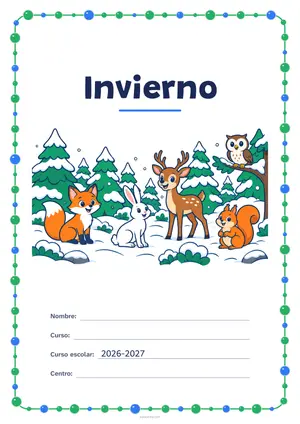 Vista previa de «Portada: bosque nevado»