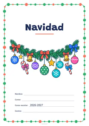 Vista previa de «Portada: guirnalda y adornos»