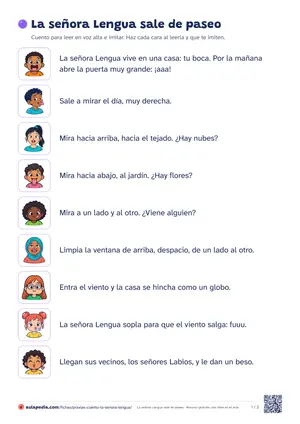 Vista previa de «Cuento de la señora Lengua»