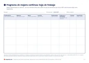 Vista previa de «Programa de mejora continua»
