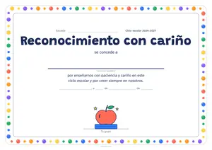 Vista previa de «Reconocimiento con cariño · México»