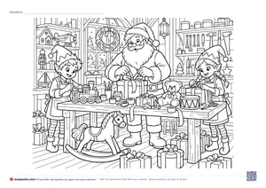 Vista previa de «Taller de juguetes de Papá Noel»